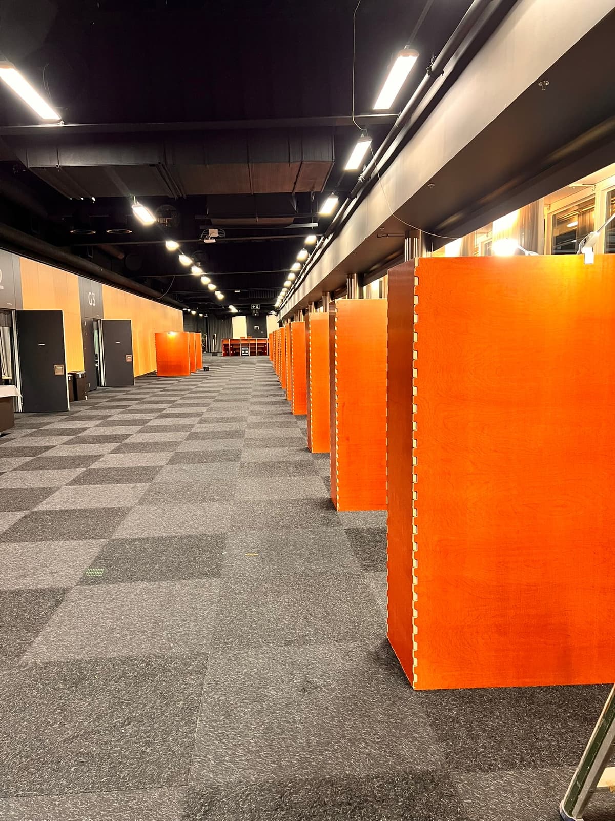 Houten tribune 100 personen EAIE congres Gothenburg